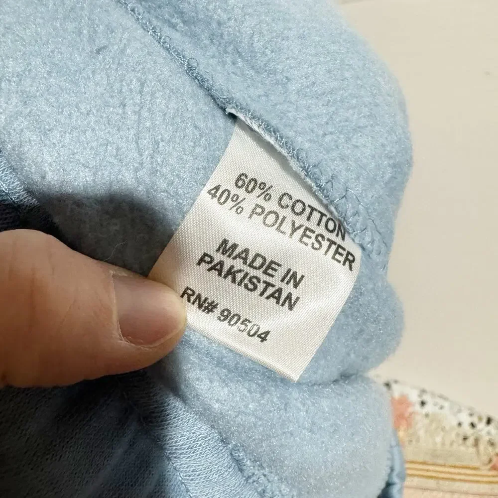 VSTR Men Large‎ Light Blue Cotton Jogger Sweat Shirts